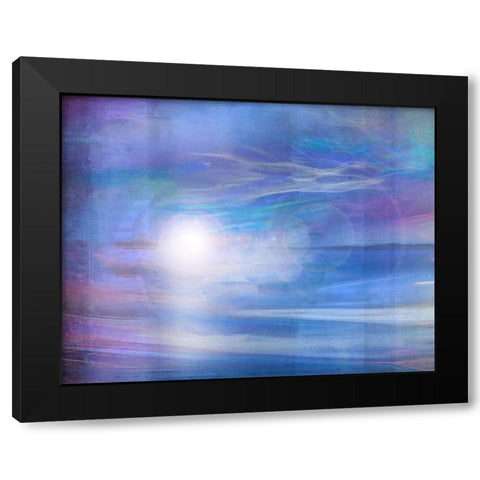 Fairys Blue Black Modern Wood Framed Art Print with Double Matting by Wiley, Marta