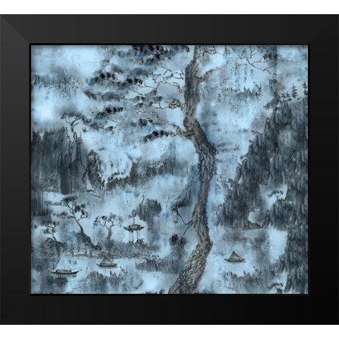 Chinese Dream II Black Modern Wood Framed Art Print by Wiley, Marta