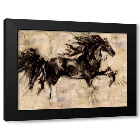Lepa Zena Color I Black Modern Wood Framed Art Print with Double Matting by Wiley, Marta