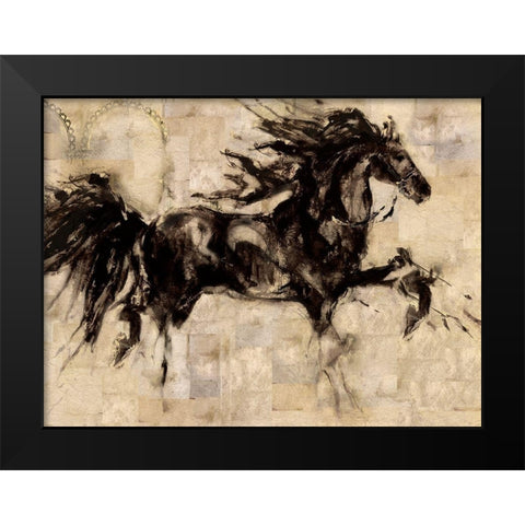 Lepa Zena Color I Black Modern Wood Framed Art Print by Wiley, Marta