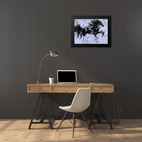 Lepa Zena Color IV Black Modern Wood Framed Art Print by Wiley, Marta