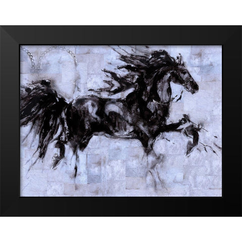 Lepa Zena Color IV Black Modern Wood Framed Art Print by Wiley, Marta