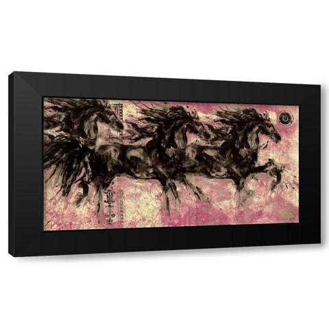 Lepa Zena 31 Black Modern Wood Framed Art Print with Double Matting by Wiley, Marta