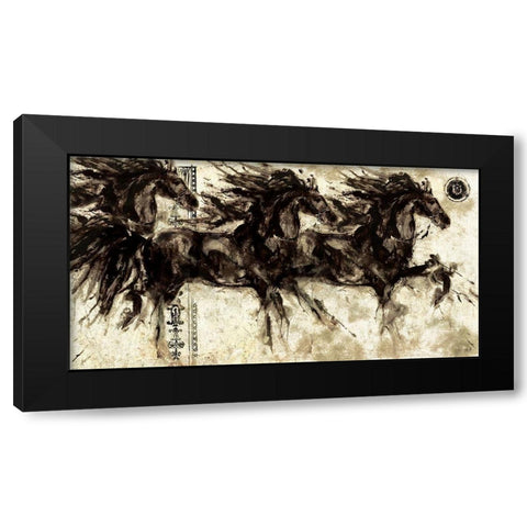 Lepa Zena 32 Black Modern Wood Framed Art Print by Wiley, Marta
