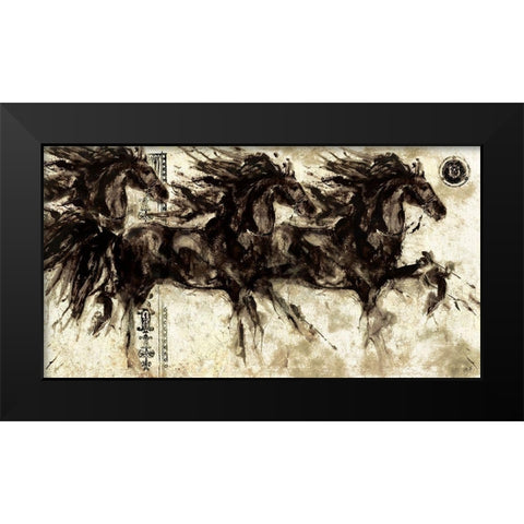Lepa Zena 32 Black Modern Wood Framed Art Print by Wiley, Marta