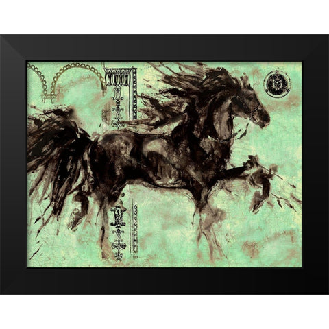 Lepa Zena Color XIIII Black Modern Wood Framed Art Print by Wiley, Marta