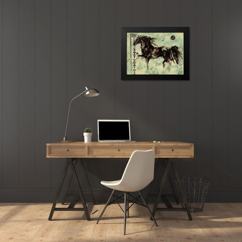 Lepa Zena XXII Black Modern Wood Framed Art Print by Wiley, Marta