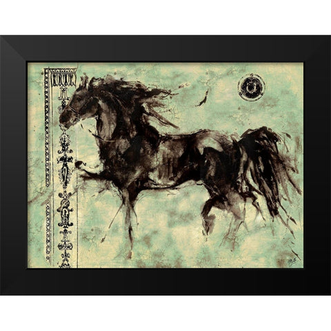 Lepa Zena XXII Black Modern Wood Framed Art Print by Wiley, Marta