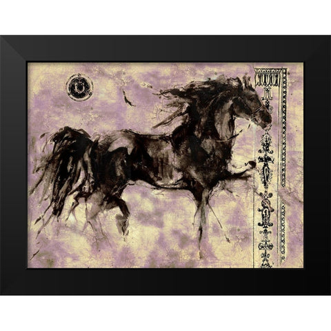 Lepa Zena 20 Black Modern Wood Framed Art Print by Wiley, Marta