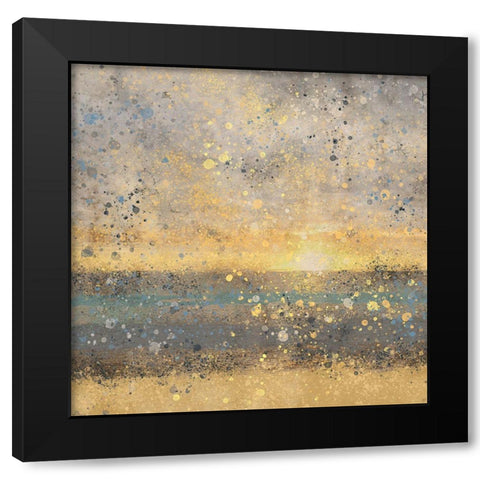Magical Sun I Black Modern Wood Framed Art Print with Double Matting by Wiley, Marta
