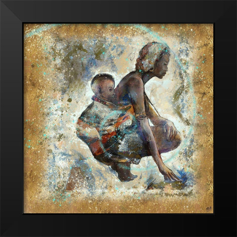 Destiny I Black Modern Wood Framed Art Print by Wiley, Marta
