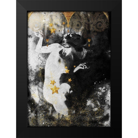 Toxic Fairy I Black Modern Wood Framed Art Print by Wiley, Marta