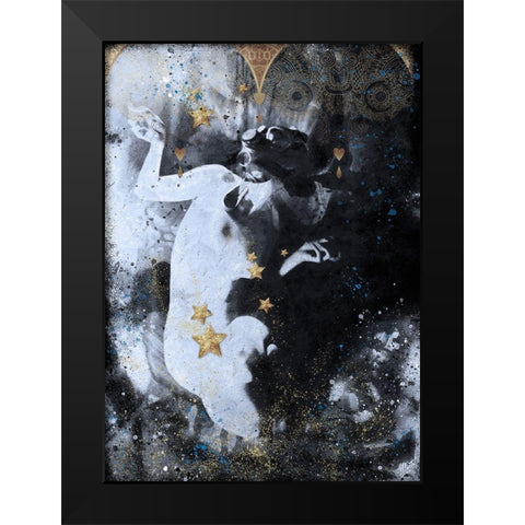 Toxic Fairy III Black Modern Wood Framed Art Print by Wiley, Marta
