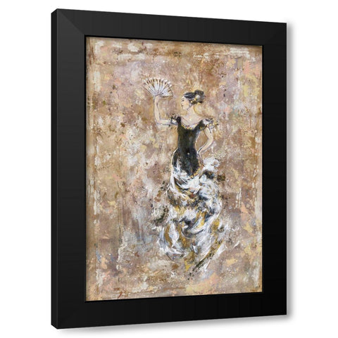 Jewel Dancer Black Modern Wood Framed Art Print with Double Matting by Wiley, Marta