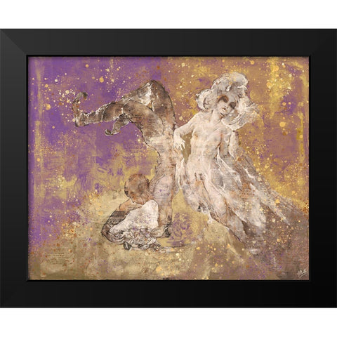 Shell boy VI Black Modern Wood Framed Art Print by Wiley, Marta