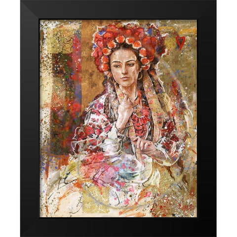 Ukraine I Black Modern Wood Framed Art Print by Wiley, Marta