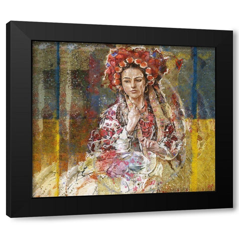 Ukraine I Vertical Black Modern Wood Framed Art Print with Double Matting by Wiley, Marta