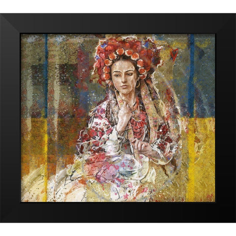 Ukraine I Vertical Black Modern Wood Framed Art Print by Wiley, Marta