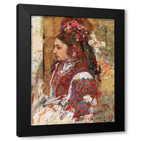 Ukraine II Black Modern Wood Framed Art Print with Double Matting by Wiley, Marta