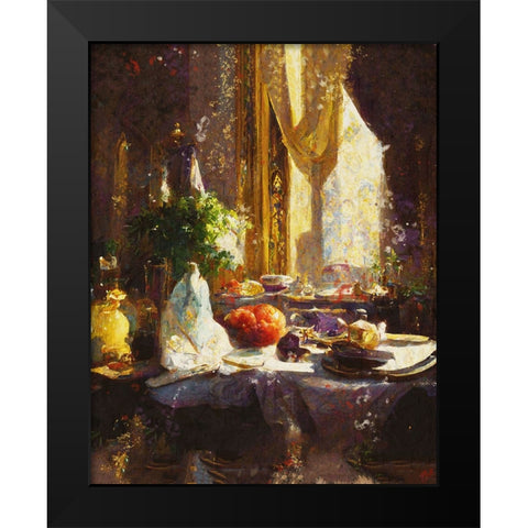 Abundance I Black Modern Wood Framed Art Print by Wiley, Marta