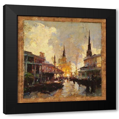 Glorious New Orleans II Black Modern Wood Framed Art Print by Wiley, Marta