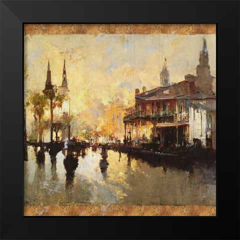 Glorious New Orleans III Black Modern Wood Framed Art Print by Wiley, Marta