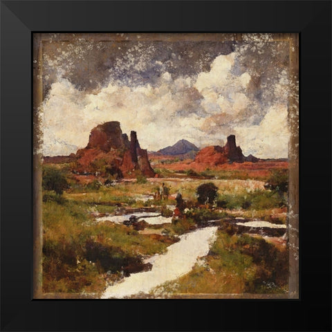 Southwestern Canyon I Black Modern Wood Framed Art Print by Wiley, Marta
