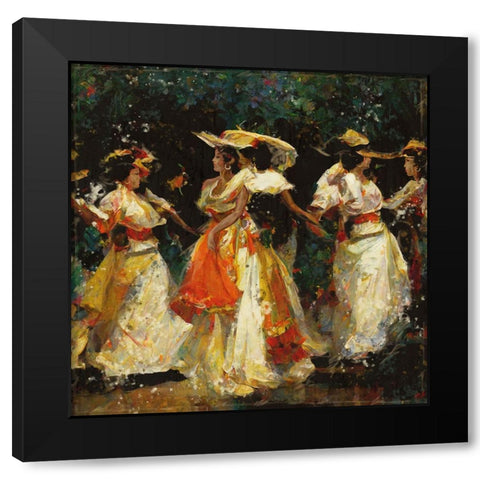 Veracruz I Black Modern Wood Framed Art Print by Wiley, Marta
