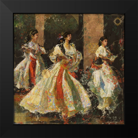 Veracruz II Black Modern Wood Framed Art Print by Wiley, Marta