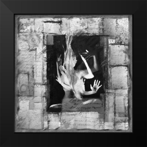 Shiva Photoart BW Black Modern Wood Framed Art Print by Wiley, Marta