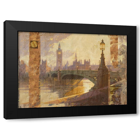 London II Black Modern Wood Framed Art Print by Wiley, Marta