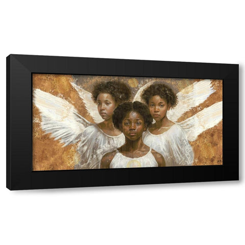 Little Angels VIII Black Modern Wood Framed Art Print by Wiley, Marta