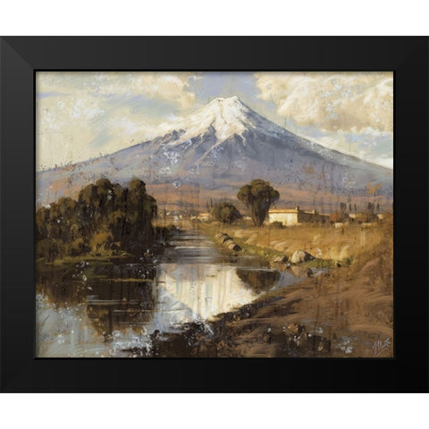 Popo, Mexicio Black Modern Wood Framed Art Print by Wiley, Marta