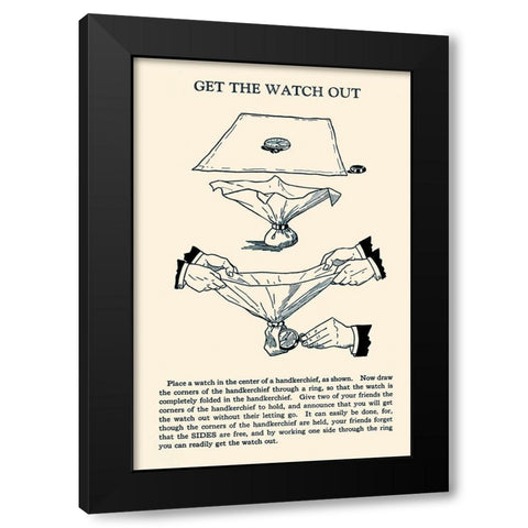 Get the Watch Out Black Modern Wood Framed Art Print by Retromagic