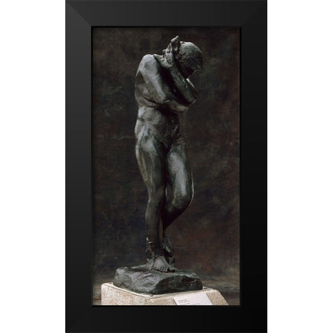 Eve, ca. 1881 Black Modern Wood Framed Art Print by Rodin, Auguste