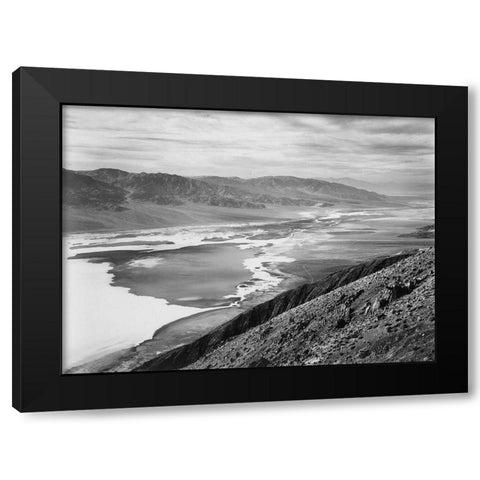 Death Valley National Monument, California - National Parks and Monuments, 1941 Black Modern Wood Framed Art Print by Adams, Ansel