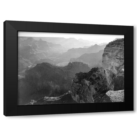 Grand Canyon National Park, Arizona - National Parks and Monuments, 1941 Black Modern Wood Framed Art Print with Double Matting by Adams, Ansel