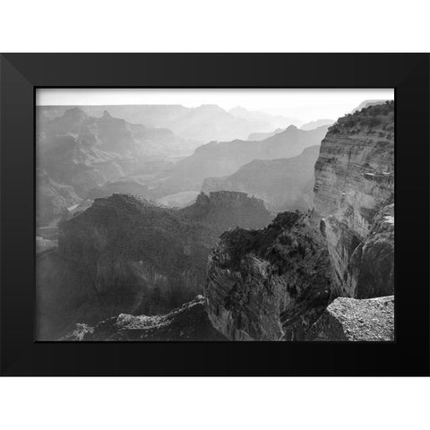 Grand Canyon National Park, Arizona - National Parks and Monuments, 1941 Black Modern Wood Framed Art Print by Adams, Ansel
