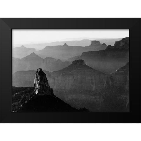 Grand Canyon National Park, Arizona - National Parks and Monuments, 1941 Black Modern Wood Framed Art Print by Adams, Ansel