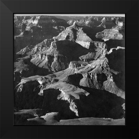 Grand Canyon National Park, Arizona - National Parks and Monuments, 1940 Black Modern Wood Framed Art Print by Adams, Ansel