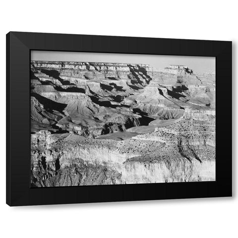 Grand Canyon National Park, Arizona - National Parks and Monuments, 1940 Black Modern Wood Framed Art Print by Adams, Ansel