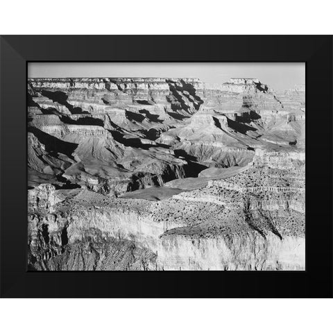 Grand Canyon National Park, Arizona - National Parks and Monuments, 1940 Black Modern Wood Framed Art Print by Adams, Ansel