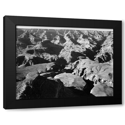 Grand Canyon National Park, Arizona - National Parks and Monuments, 1940 Black Modern Wood Framed Art Print with Double Matting by Adams, Ansel