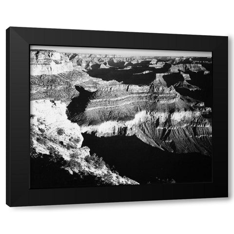 Grand Canyon National Park, Arizona, 1941 Black Modern Wood Framed Art Print by Adams, Ansel