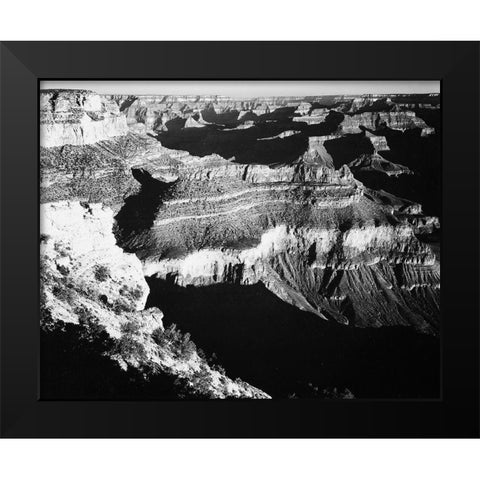 Grand Canyon National Park, Arizona, 1941 Black Modern Wood Framed Art Print by Adams, Ansel