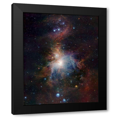 VISTAs infrared view of the Orion Nebula Black Modern Wood Framed Art Print with Double Matting by ESO/J. Emerson/VISTAÂ