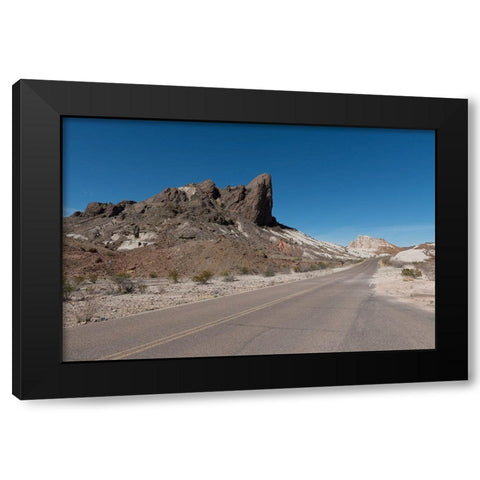 Scenery in Big Bend National Park, TX Black Modern Wood Framed Art Print with Double Matting by Highmith, Carol
