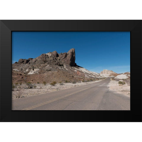 Scenery in Big Bend National Park, TX Black Modern Wood Framed Art Print by Highmith, Carol