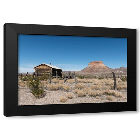 Scenery in Big Bend National Park, TX Black Modern Wood Framed Art Print with Double Matting by Highmith, Carol