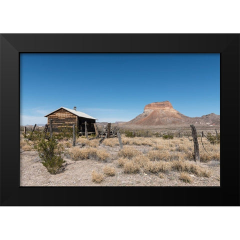 Scenery in Big Bend National Park, TX Black Modern Wood Framed Art Print by Highmith, Carol